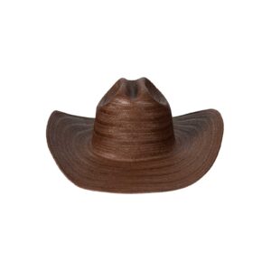 Chestnut Zigzag Woven Cowboy Hat